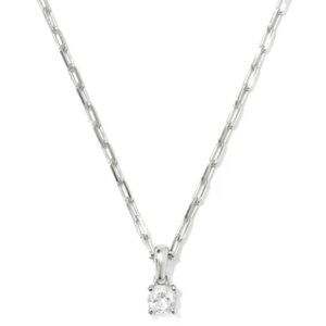 KENDRA SCOTT Lexi SILVER Short Pendant Necklace